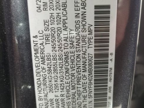 Certified 2021 Honda Pilot Elite image 34