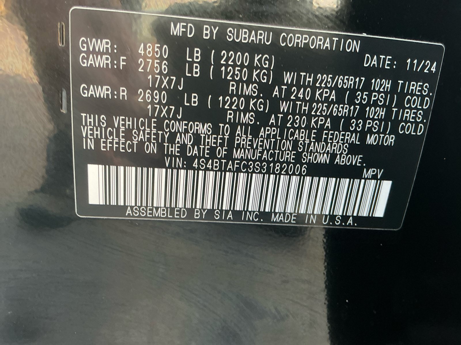 Certified 2025 Subaru Outback Premium AWD/4WD image 16