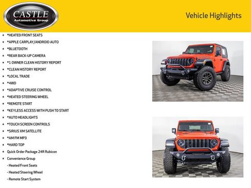 Used 2024 Jeep Wrangler Rubicon w/ Convenience Group AWD/4WD image 3
