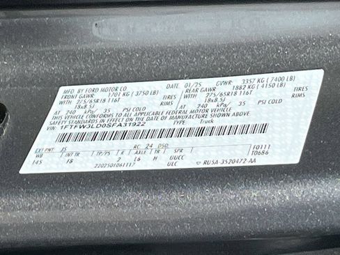Used 2025 Ford F150 XLT w/ Equipment Group 302A MID AWD/4WD image 32