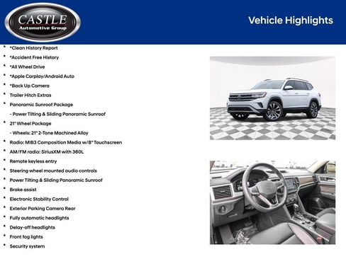 Used 2022 Volkswagen Atlas SE image 3