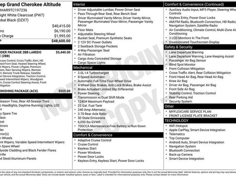 New 2026 Jeep Grand Cherokee Altitude AWD/4WD image 4