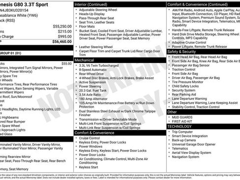 Used 2019 Genesis G80 3.3T Sport image 10