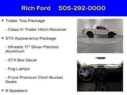 Certified 2022 Ford Ranger XL w/ Equipment Group 101A High image 22