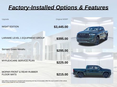New 2026 RAM 1500 Laramie w/ Night Edition AWD/4WD image 7