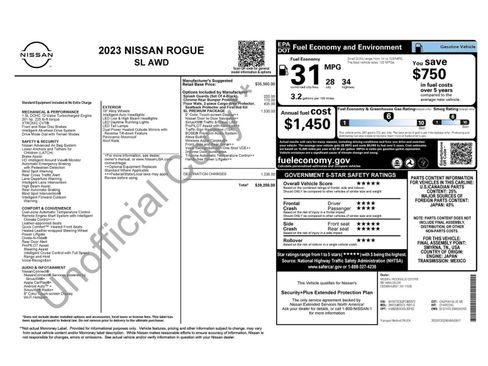 Used 2023 Nissan Rogue SL w/ SL Premium Package AWD/4WD image 11