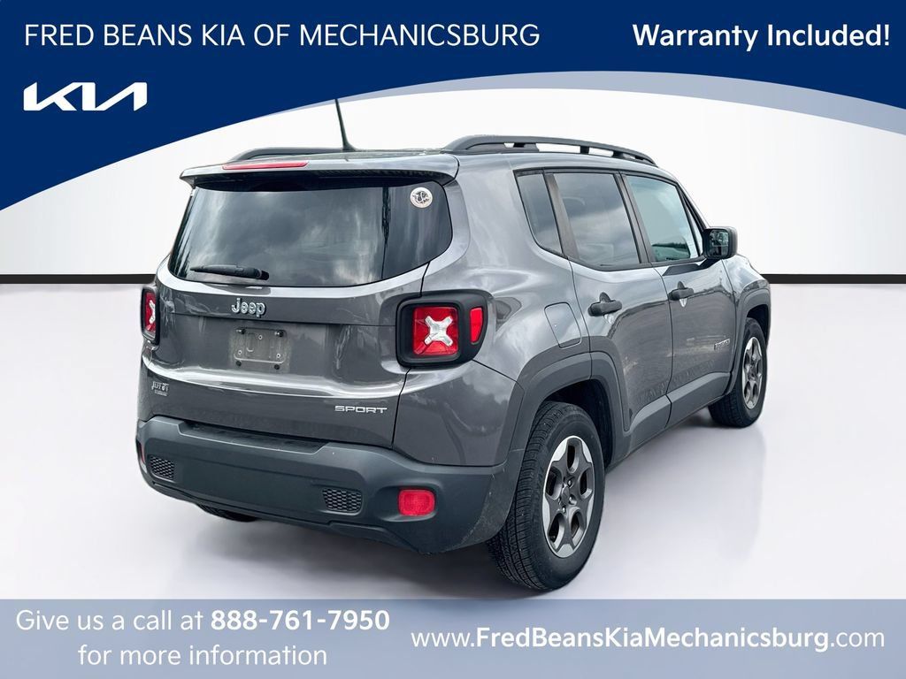 Used 2017 Jeep Renegade Sport w/ Power & Air Group FWD image 7