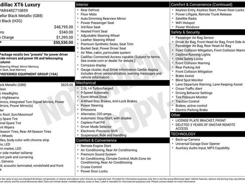 Used 2024 Cadillac XT6 Luxury FWD image 1