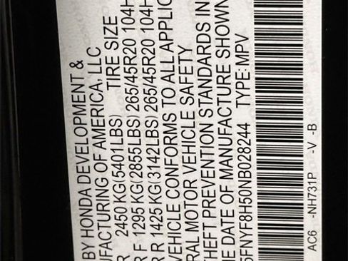 Certified 2022 Honda Passport EX-L image 31