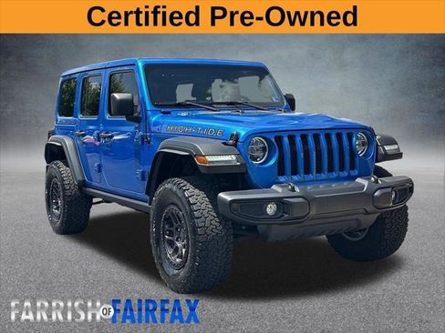 Certified 2022 Jeep Wrangler Unlimited Sport AWD/4WD image 1