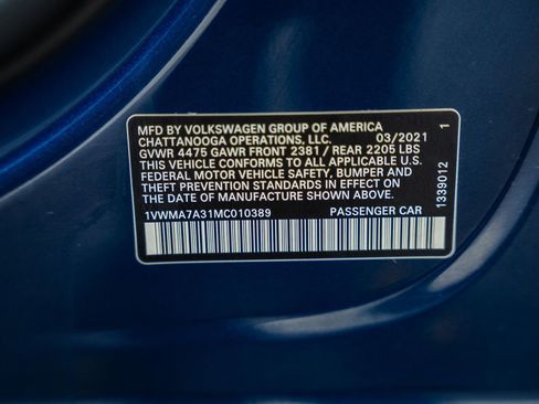 Used 2021 Volkswagen Passat 2.0T R-Line image 41