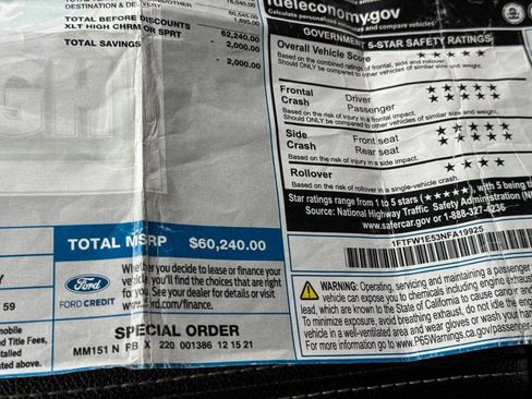 Used 2022 Ford F150 XLT w/ Equipment Group 302A High image 57