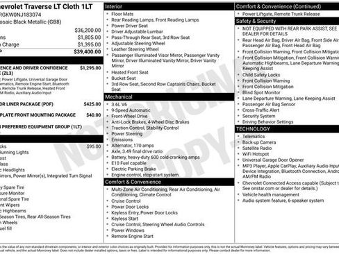 Certified 2022 Chevrolet Traverse LT FWD image 12