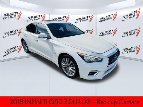 Used 2018 INFINITI Q50 Luxe w/ Essential Package (3.0T Luxe) image 1