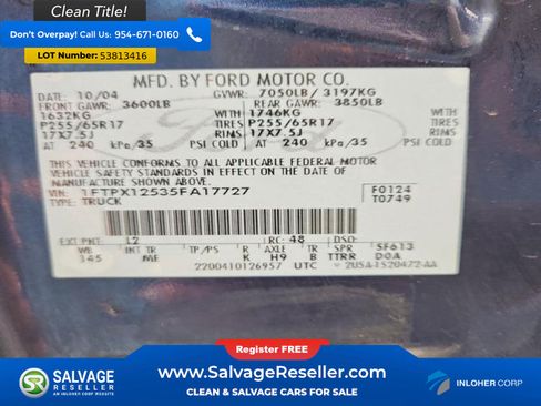 Used 2005 Ford F150 2WD SuperCab image 16