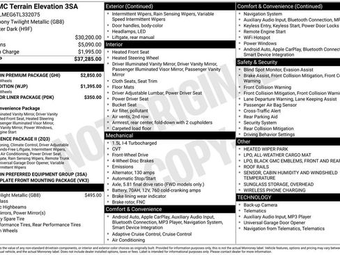 New 2026 GMC Terrain Elevation w/ Elevation Premium Package image 42