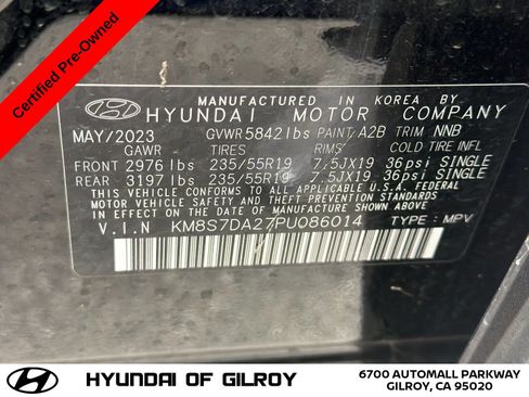 Used 2023 Hyundai Santa Fe Limited AWD/4WD image 30