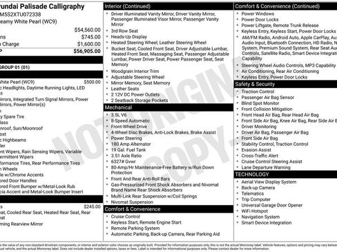 New 2026 Hyundai Palisade Calligraphy image 26