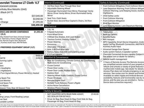 Used 2023 Chevrolet Traverse LT FWD image 5