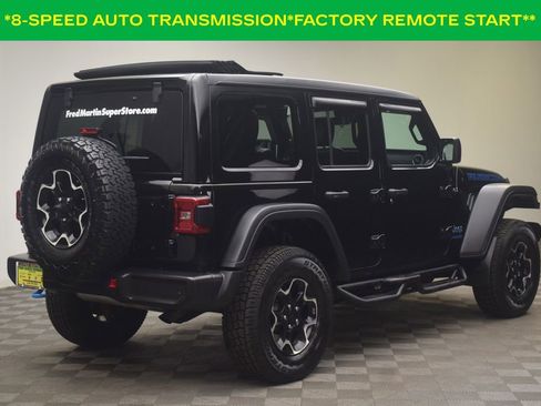 Used 2021 Jeep Wrangler Unlimited Rubicon 4xe w/ Cold Weather Group AWD/4WD image 8