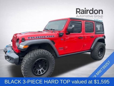 Used 2021 Jeep Wrangler Unlimited Rubicon 4xe w/ Cold Weather Group image 3