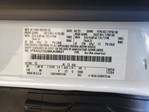 Used 2021 Ford Transit 350 XL RWD image 25