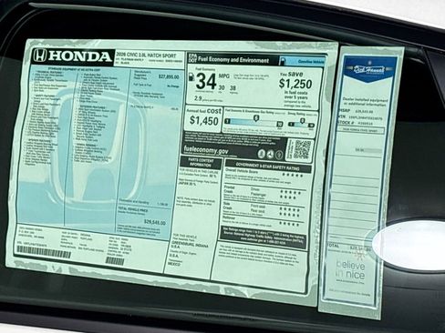 New 2026 Honda Civic Sport image 23