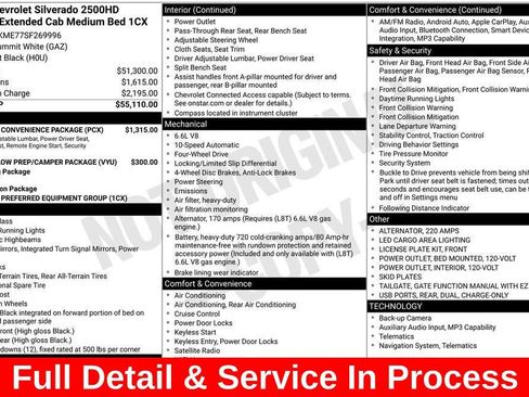 Used 2025 Chevrolet Silverado 2500 Custom w/ Custom Convenience Package AWD/4WD image 3