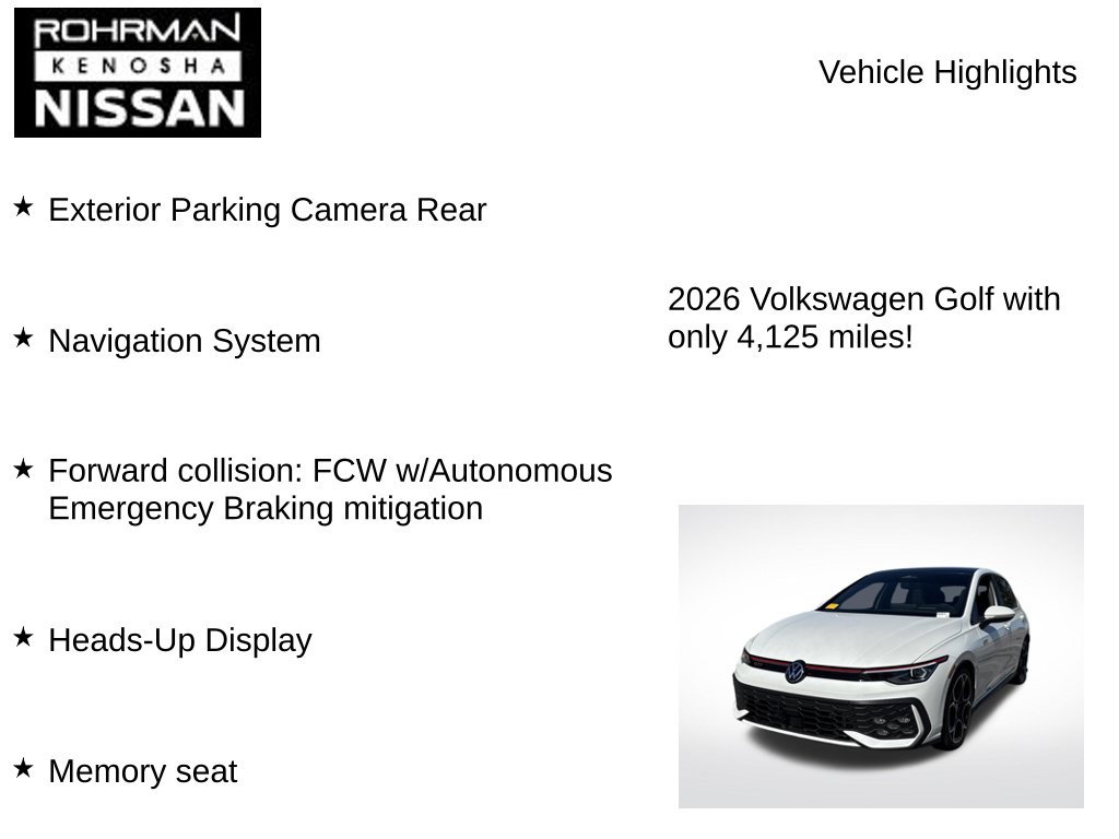 Used 2026 Volkswagen GTI Autobahn FWD image 7