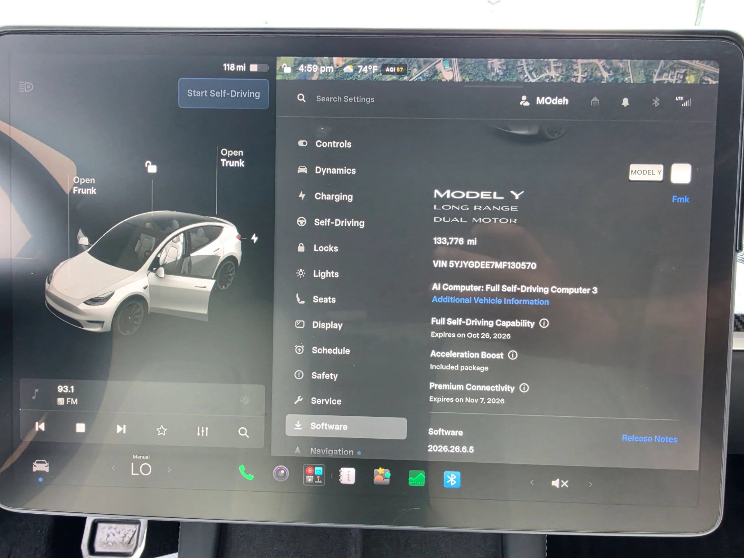 Used 2021 Tesla Model Y Long Range AWD/4WD image 15
