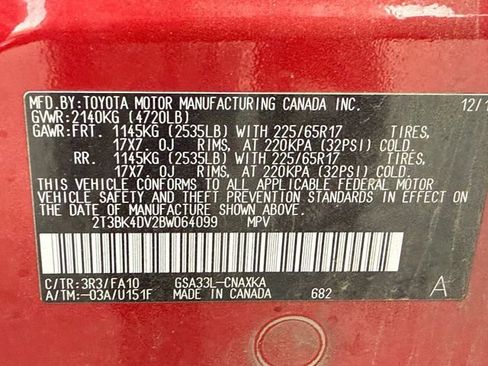 Used 2011 Toyota RAV4 4WD V6 image 18