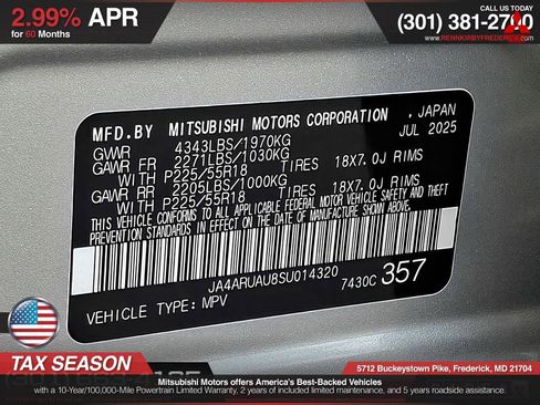 Used 2025 Mitsubishi Outlander Sport SE image 17