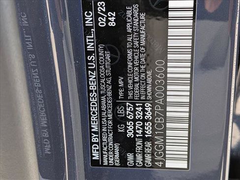 Certified 2023 Mercedes-Benz EQE 350+ 4MATIC SUV image 23