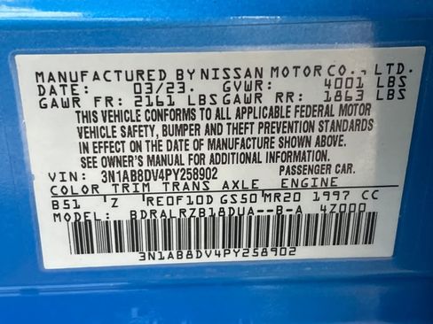 Used 2023 Nissan Sentra SR w/ Electronics Package image 34