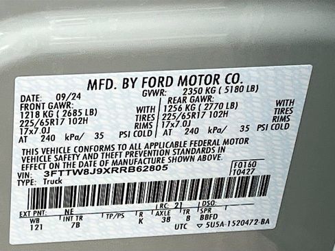 Used 2024 Ford Maverick XLT w/ Equipment Group 300A Standard image 29