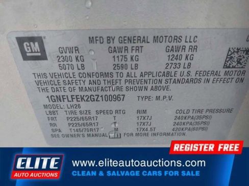 Used 2016 Chevrolet Equinox LT w/ Convenience Package image 18