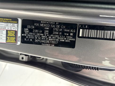 Used 2024 Kia Forte LXS w/ LXS Technology Package FWD image 24