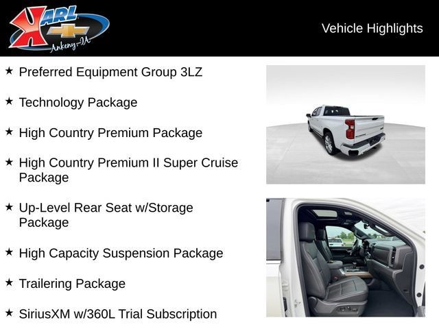 Used 2025 Chevrolet Silverado 1500 High Country AWD/4WD image 2
