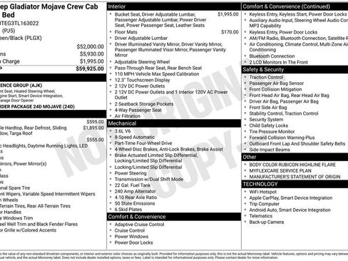 New 2026 Jeep Gladiator Mojave image 9