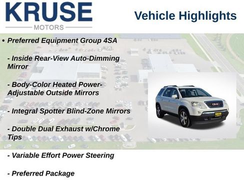 Used 2012 GMC Acadia SLT AWD/4WD image 18