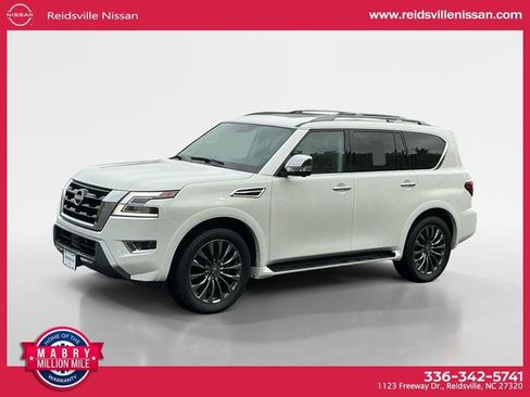 Used 2024 Nissan Armada Platinum w/ Captain's Chairs Package image 1