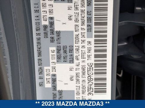 Used 2023 MAZDA MAZDA3 s FWD image 25
