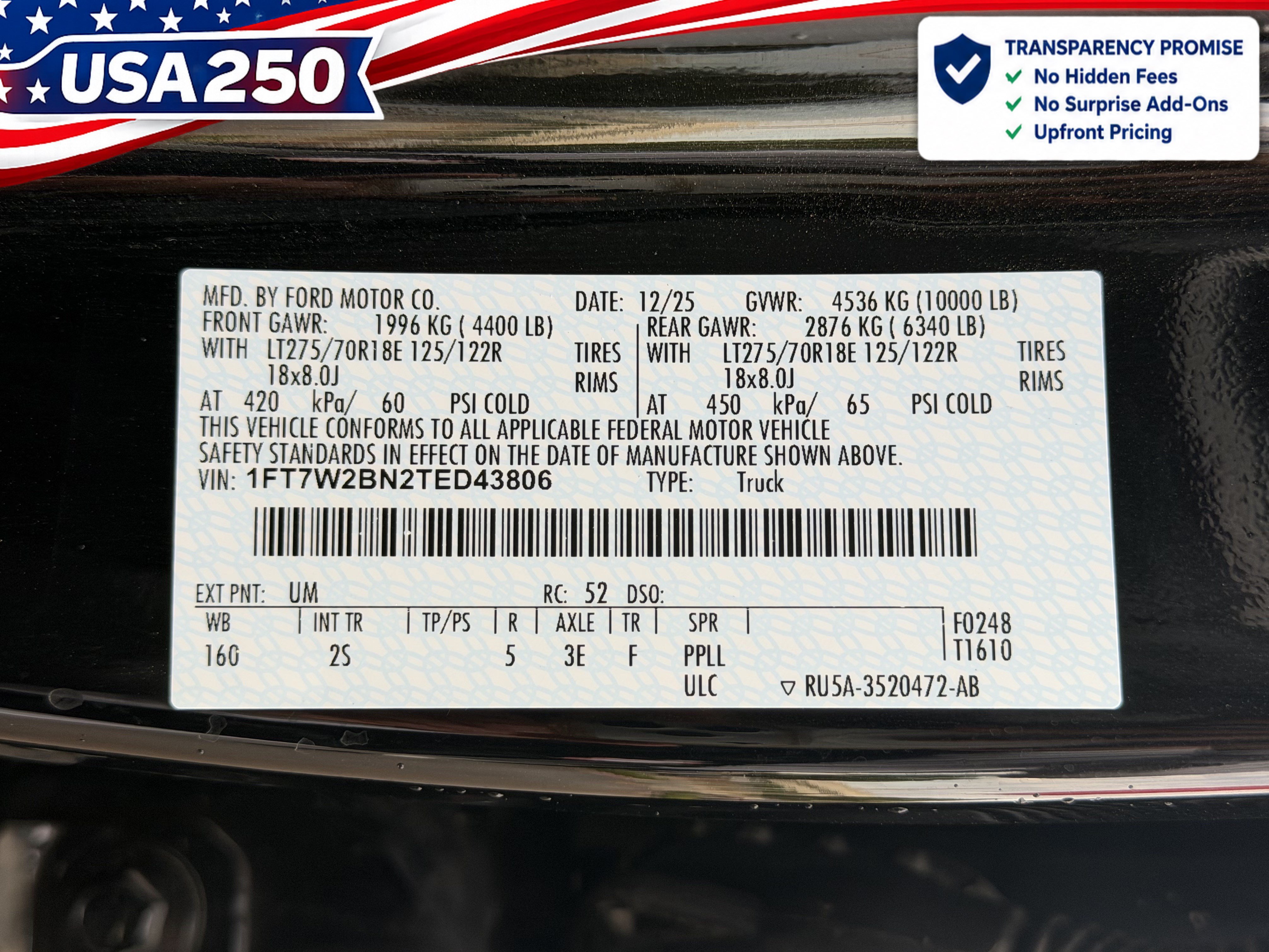 New 2026 Ford F250 XLT w/ FX4 Off-Road Package AWD/4WD image 39