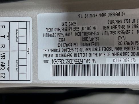 Used 2025 MAZDA CX-5 AWD 2.5 S w/ Preferred Package image 28