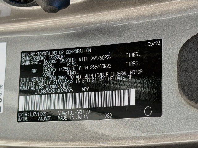 Used 2023 Lexus LX 600 F Sport w/ Accessory Package (A2) AWD/4WD image 47