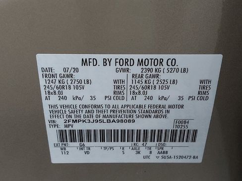 Used 2020 Ford Edge SEL w/ Convenience Package FWD image 33