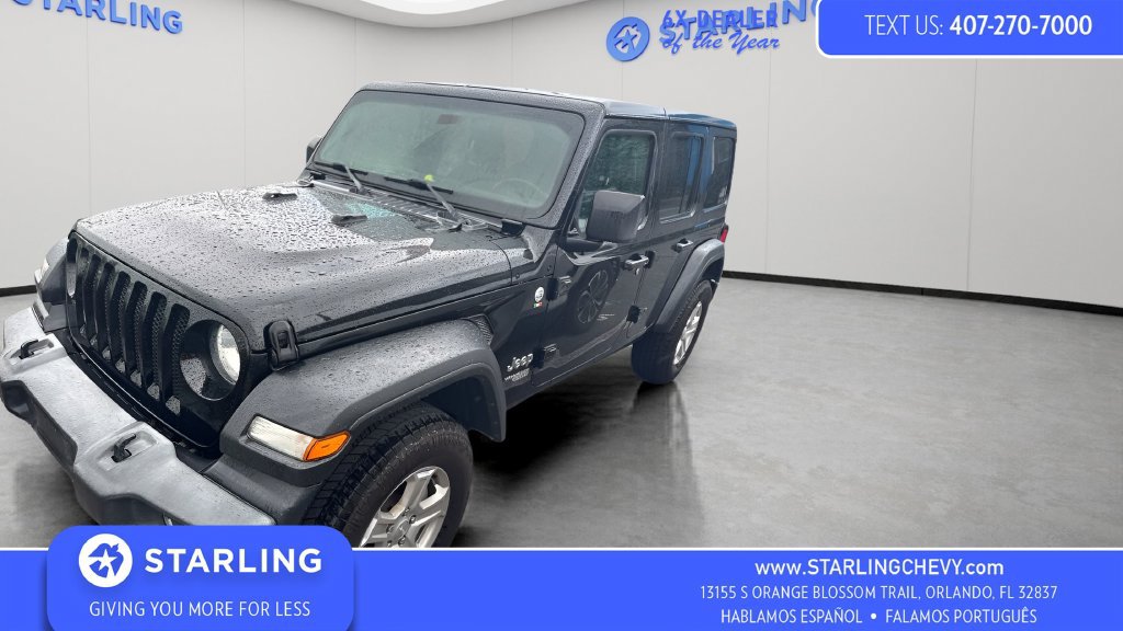 Used 2019 Jeep Wrangler Unlimited Sport S AWD/4WD image 1