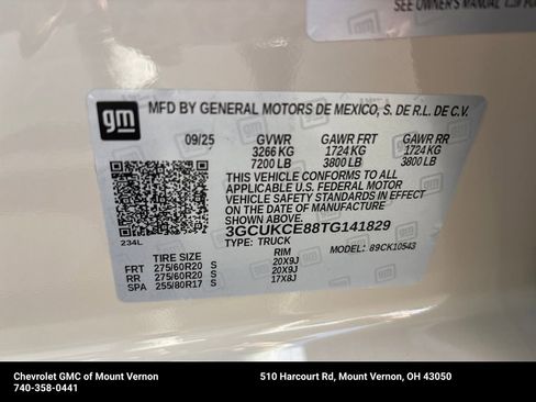 New 2026 Chevrolet Silverado 1500 Custom Trail Boss w/ Dark Appearance Package image 23