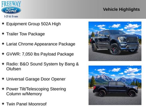 Used 2022 Ford F150 Lariat w/ Equipment Group 502A High AWD/4WD image 2