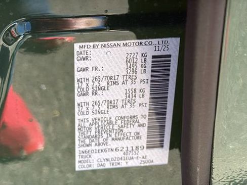 New 2026 Nissan Frontier PRO-4X w/ Pro Premium Package image 30